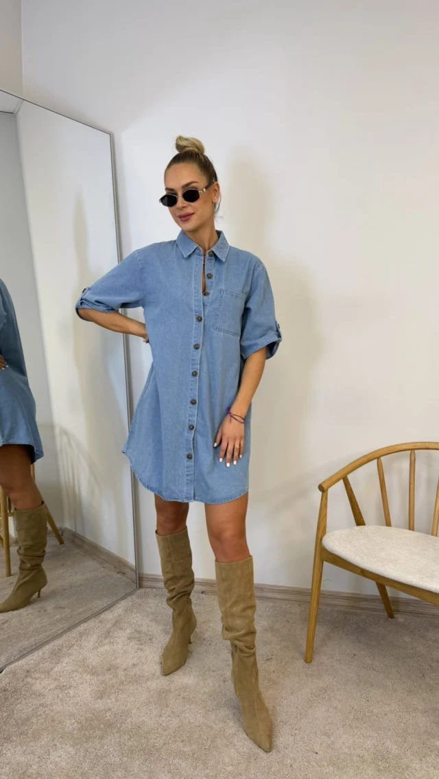 DENIM suknelė, kurią jau spėjote įsimylėti! Puikiai dera ar prie ilgaaulių ar kasdieninių kedų ar net aukštakulnių!

#drabužiai #rūbai #ootd #outfit #suknelės